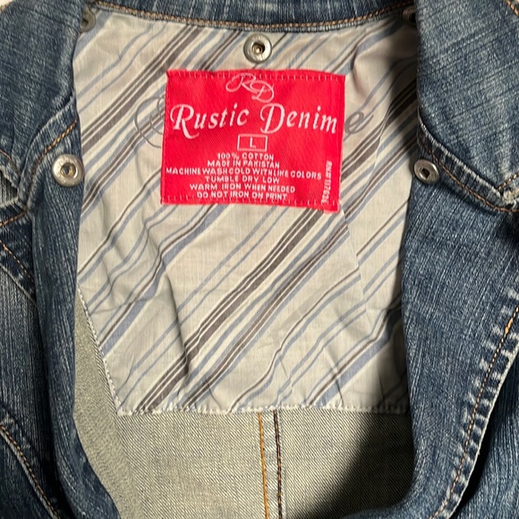 Rustic Denim jeans jacket 🆕🏷️ - Picture 8 of 10
